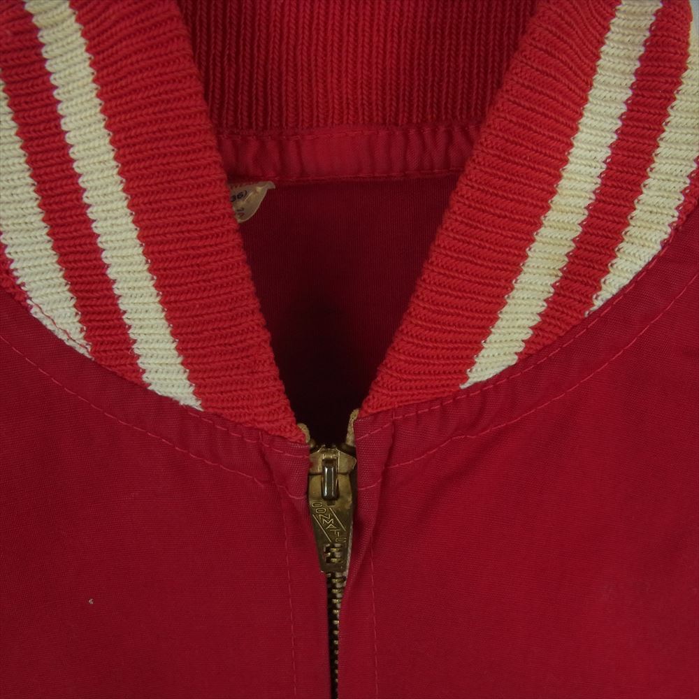 Champion チャンピオン ヴィンテージ 50s ランナーズタグ HARLEY DAVID SON ハーレイダヴィットソン ジャケット レッド系 S【中古】
