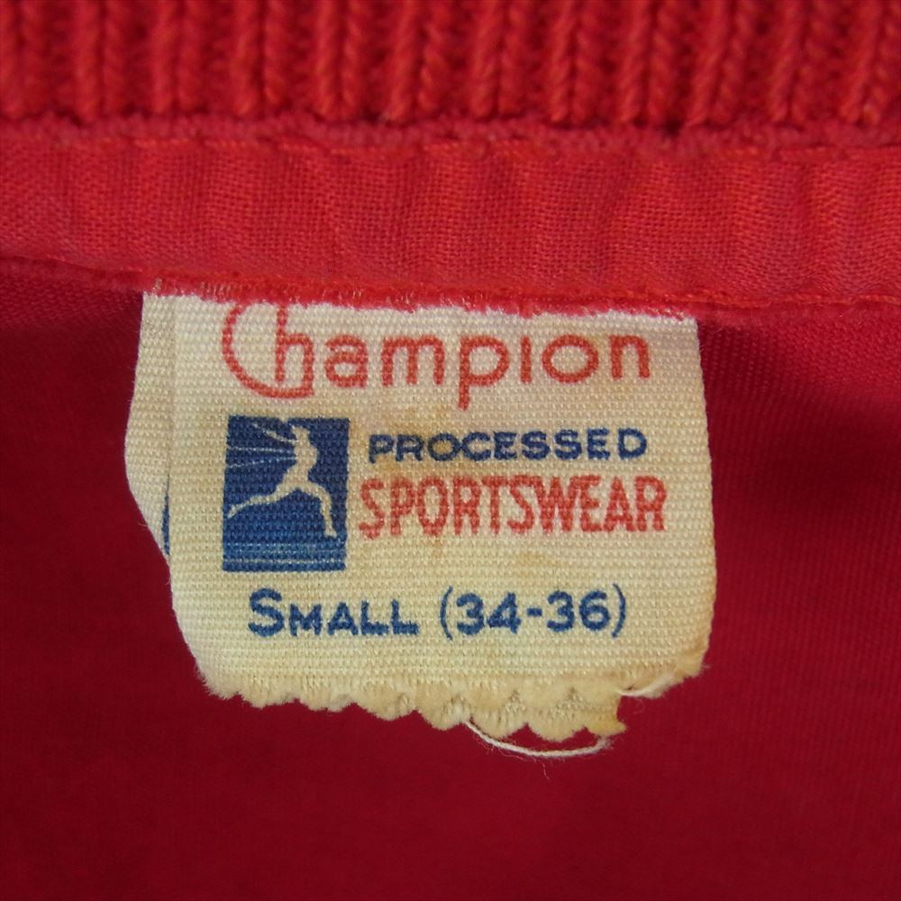 Champion チャンピオン ヴィンテージ 50s ランナーズタグ HARLEY DAVID SON ハーレイダヴィットソン ジャケット レッド系 S【中古】
