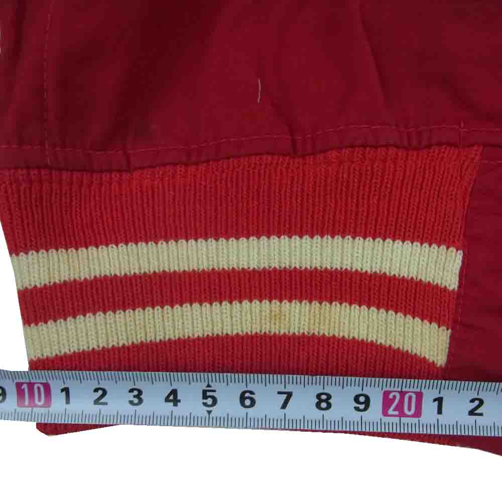 Champion チャンピオン ヴィンテージ 50s ランナーズタグ HARLEY DAVID SON ハーレイダヴィットソン ジャケット レッド系 S【中古】