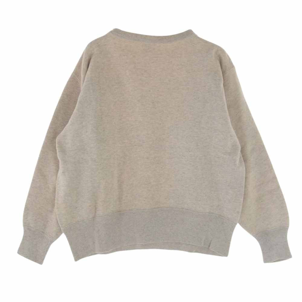 Champion チャンピオン ヴィンテージ 60s 大文字ランタグ OAKCREST WRESTLING 染み込みプリント クルー スウェット グレー系 M【中古】