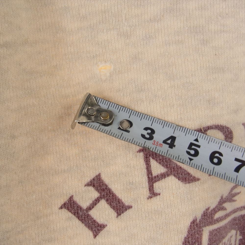Champion チャンピオン ヴィンテージ 50s 60s 小文字ランタグ HARVARD 染込み カレッジロゴ クルー スウェット グレー系【中古】