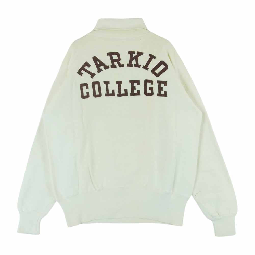 Champion チャンピオン ヴィンテージ 50s 60s 小文字ランタグ KAPPA プリント タートルネック スウェット オフホワイト系 L【中古】
