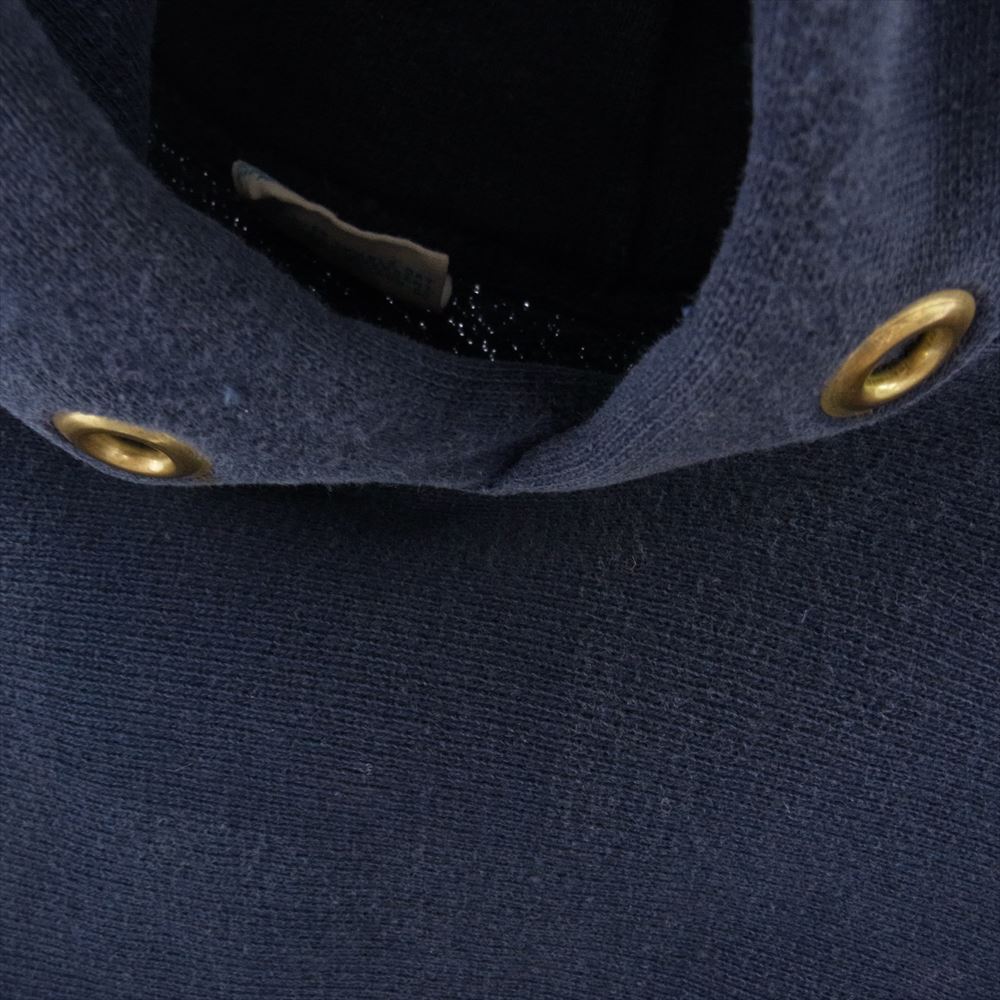 Champion チャンピオン ヴィンテージ 70s 単色タグ  後期型 STAFF リバースウィーブ プルオ－バー パーカー ネイビー系 L【中古】