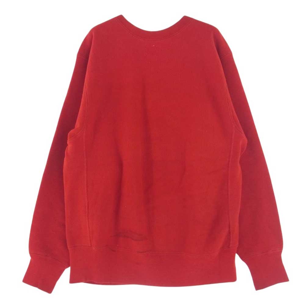 Champion チャンピオン ヴィンテージ 60s タタキタグ後期 ARKANSAS プリント リバースウィーブ クルー スウェット レッド系 L【中古】