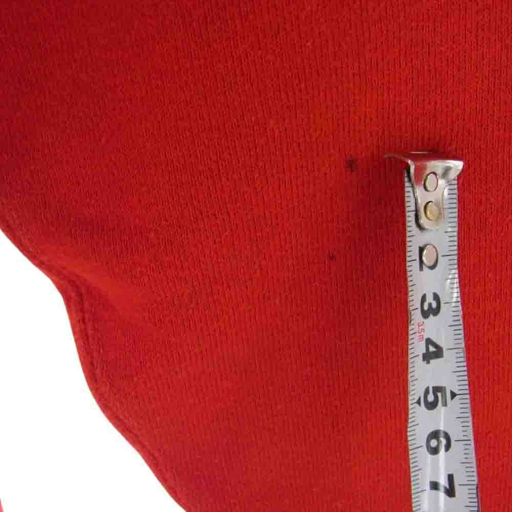 Champion チャンピオン ヴィンテージ 60s タタキタグ後期 ARKANSAS プリント リバースウィーブ クルー スウェット レッド系 L【中古】