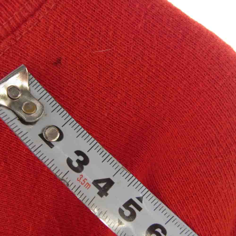 Champion チャンピオン ヴィンテージ 60s タタキタグ後期 ARKANSAS プリント リバースウィーブ クルー スウェット レッド系 L【中古】