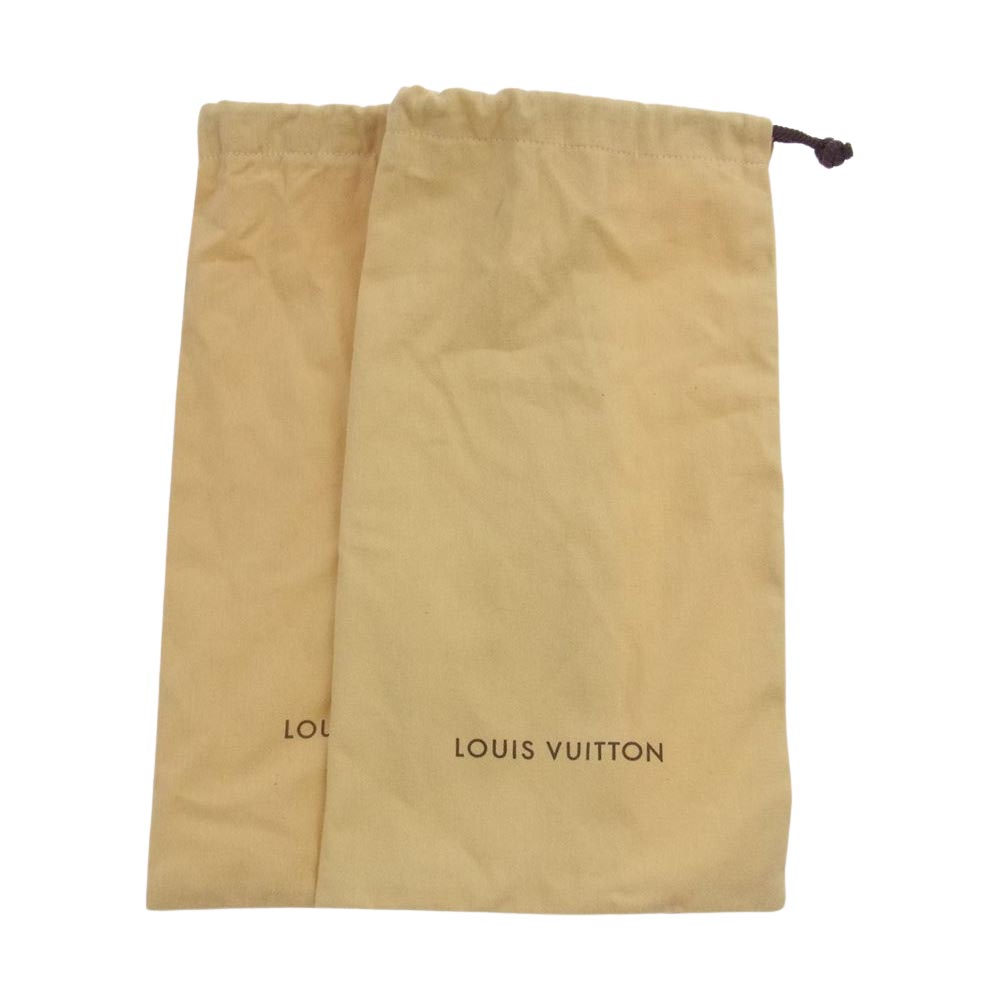 LOUIS VUITTON ルイ・ヴィトン NL1008 ポインテッドトゥ エナメル ヒール パンプス  ブラック系 34【極上美品】【中古】
