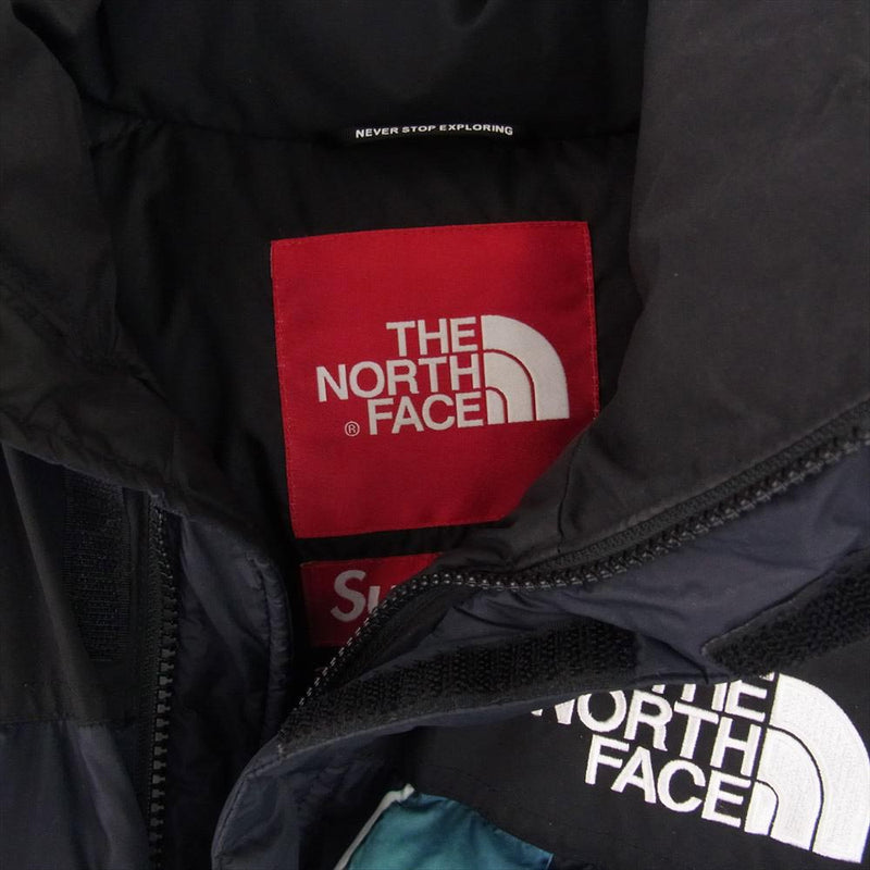 Supreme シュプリーム THE NORTH FACE ノースフェイス 国内正規品 19AW ND91901I Statue of Liberty Baltoro Jacket バルトロ ジャケット  ネイビー系 ライトブルー系 M【中古】