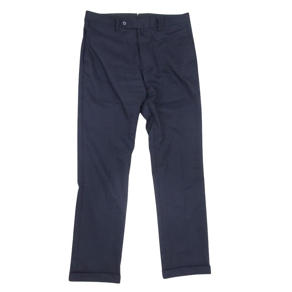 MACKINTOSH PHILOSOPHY マッキントッシュフィロソフィー H1R11-016-29 TROTTER trousers トロッター  トラウザー テーパード パンツ ネイビー系 42【中古】