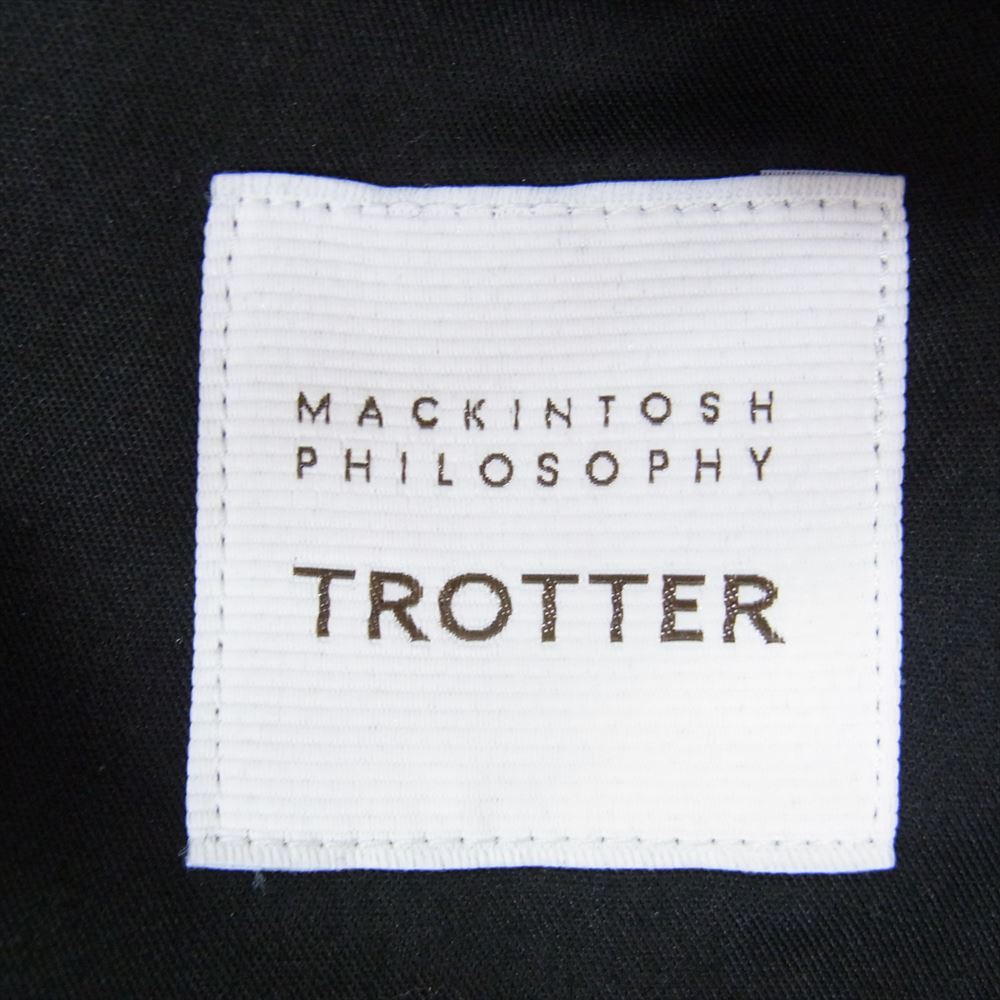 MACKINTOSH PHILOSOPHY マッキントッシュフィロソフィー H1R11-016-29 TROTTER trousers トロッター トラウザー テーパード パンツ ネイビー系 42【中古】