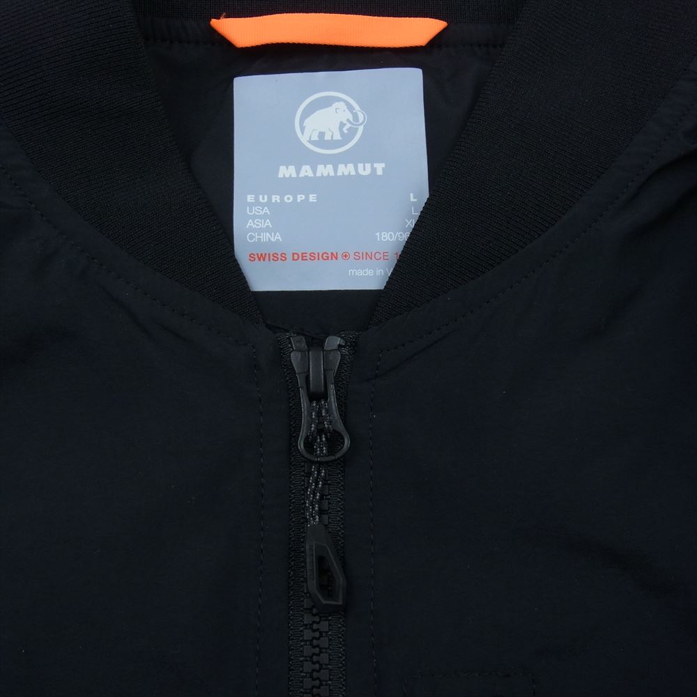 Mammut マムート 24ss 1012-00660 Utility Bomber Jacket AF Men ユーティリティ ボンバー ジャケット エイエフ メン ブルゾン ブラック系 XL【中古】