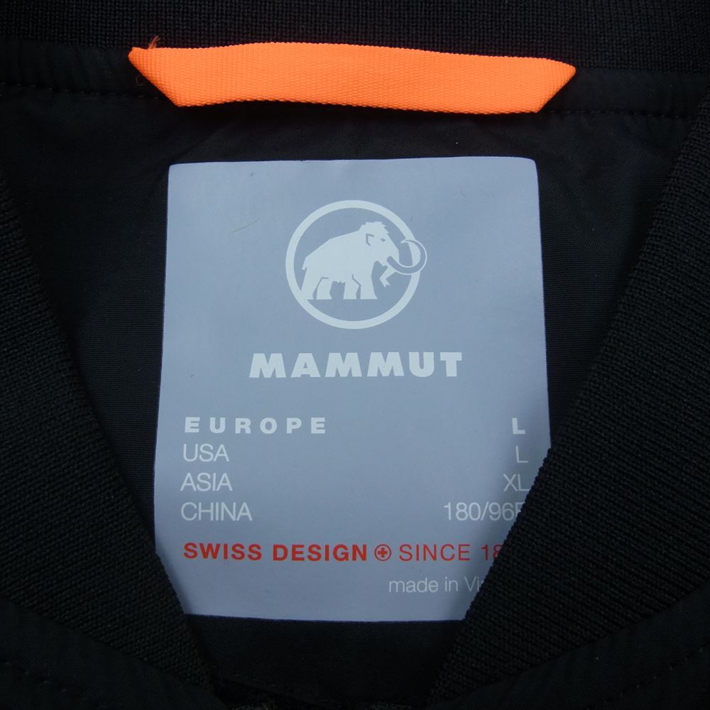 Mammut マムート 24ss 1012-00660 Utility Bomber Jacket AF Men ユーティリティ ボンバー ジャケット エイエフ メン ブルゾン ブラック系 XL【中古】