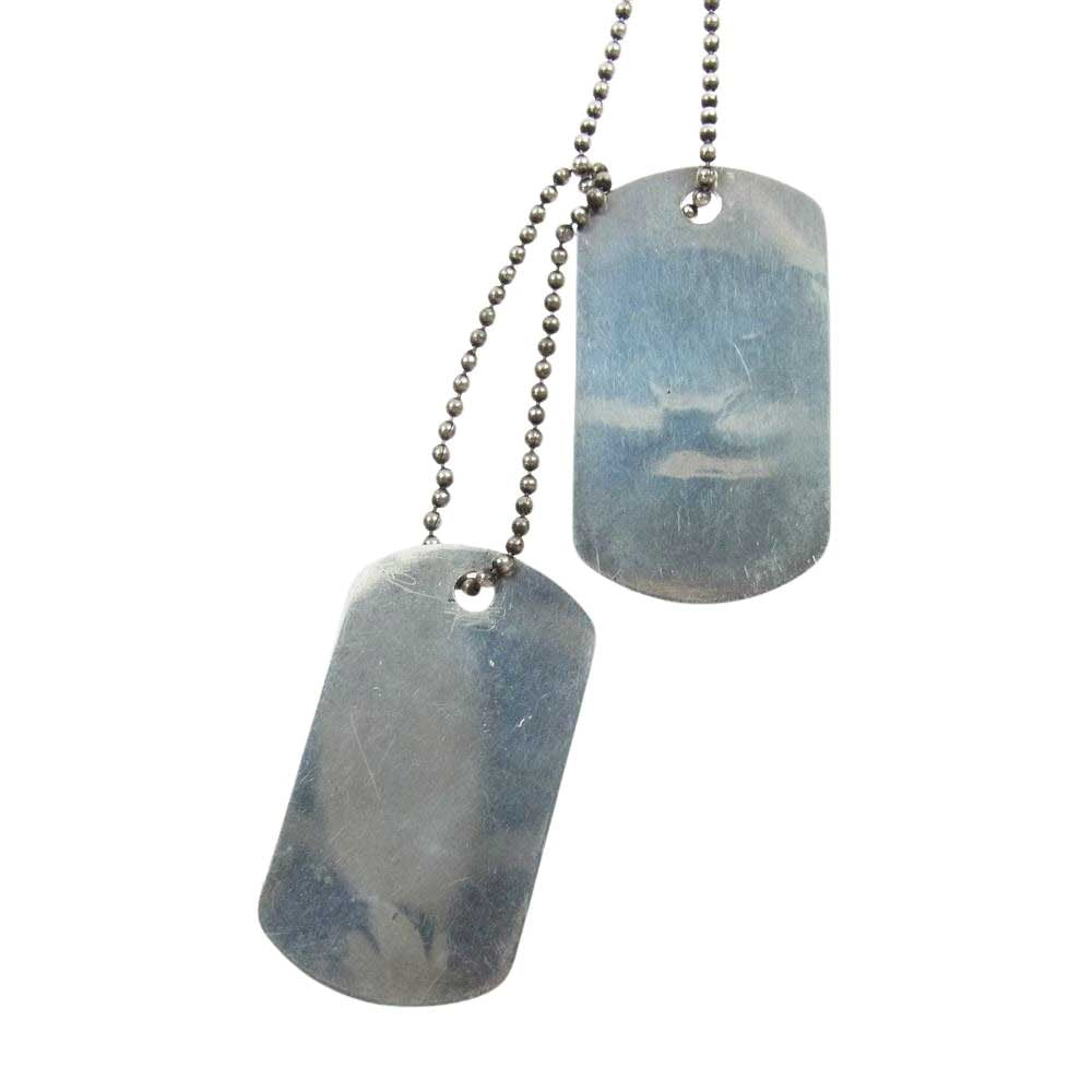 CRAZY PIG クレイジーピッグ DOG TAG ドッグタグ ネックレス ボールチェーン シルバー系【中古】