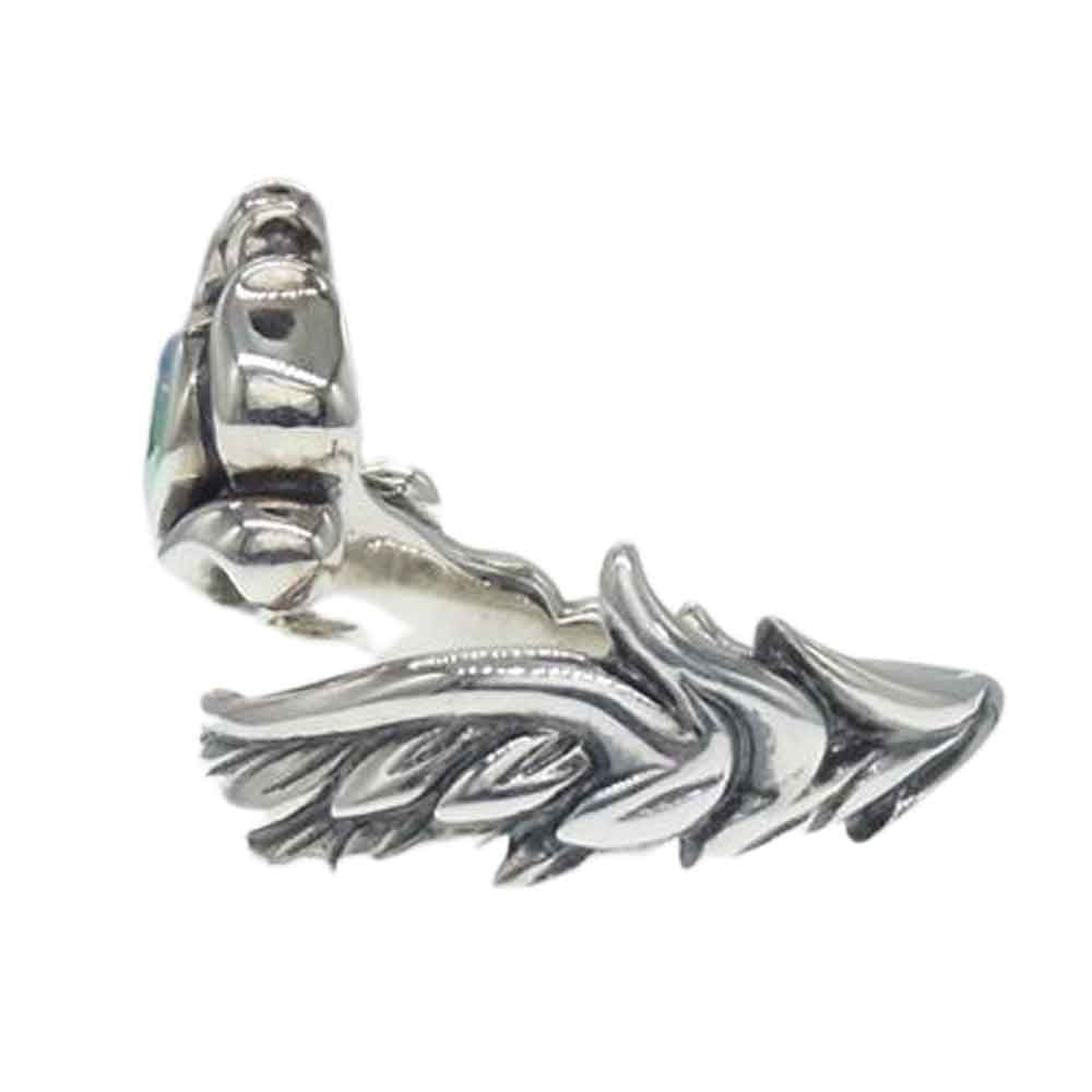 BIZARRE ビザール ミスティック エンジェル シルバー ストーン リング シルバー系 18号【中古】