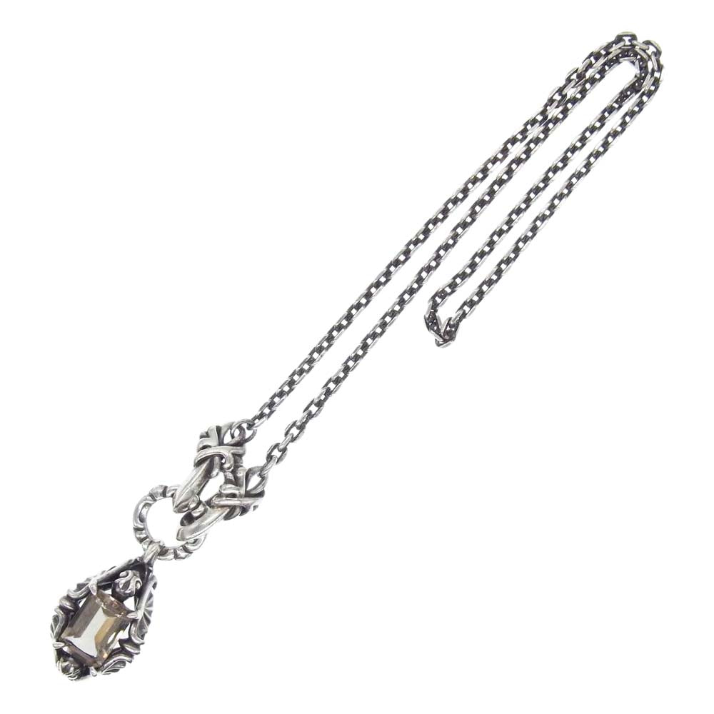 BIZARRE ビザール ガーゴイル スモーキークォーツ シルバー ネックレス  シルバー系【中古】