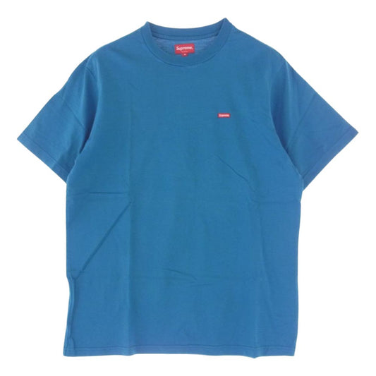 Supreme シュプリーム 23SS Small Box Tee スモールボックス ミニロゴ ワッペン 半袖 Tシャツ ティールブルー M【中古】