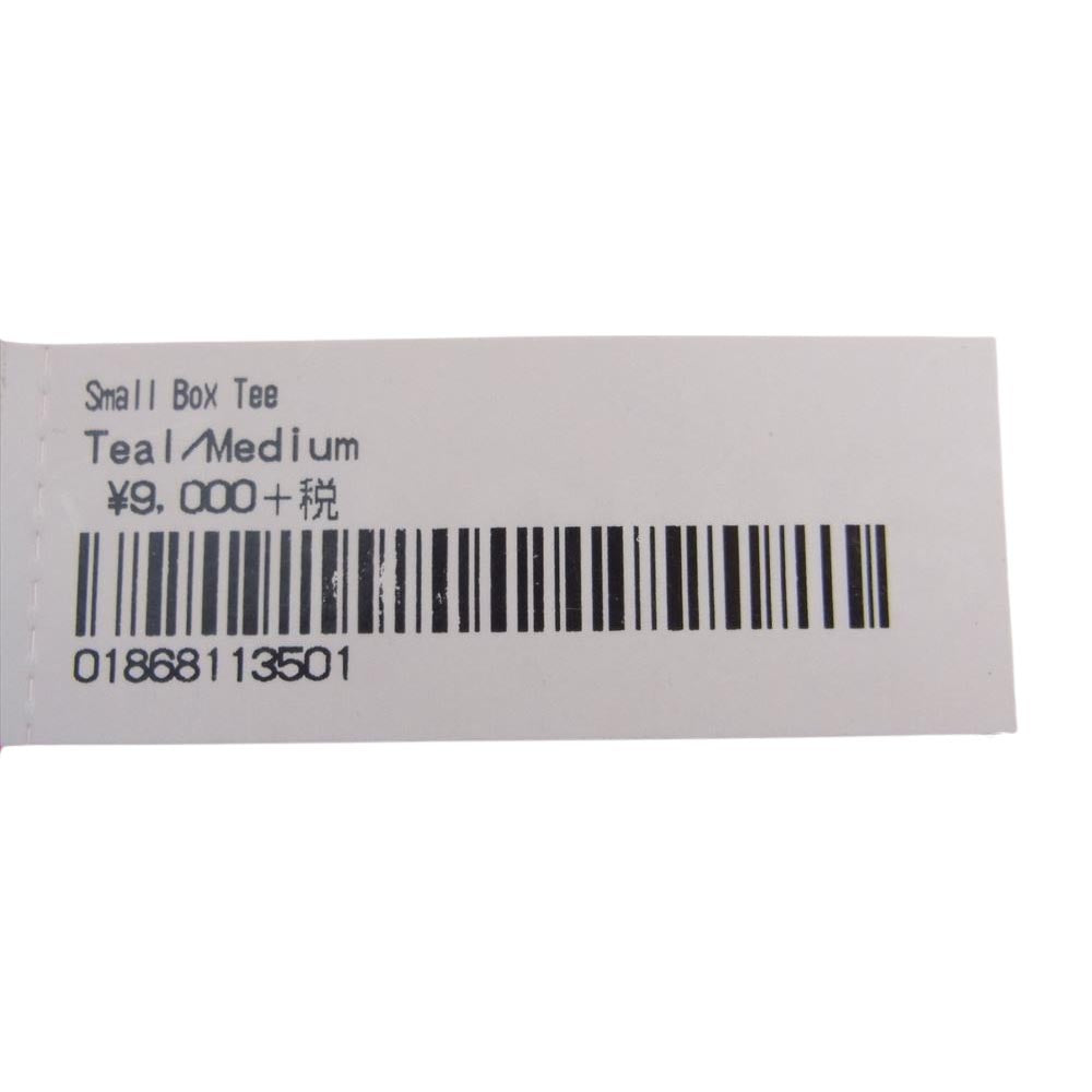 Supreme シュプリーム 23SS Small Box Tee スモールボックス ミニロゴ ワッペン 半袖 Tシャツ ティールブルー M【中古】