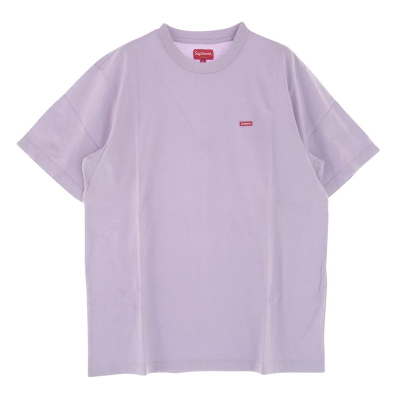 Supreme シュプリーム 21AW Small Box Tee ＃A スモールボックス ミニロゴ ワッペン 半袖 Tシャツ ラベンダー M【中古】