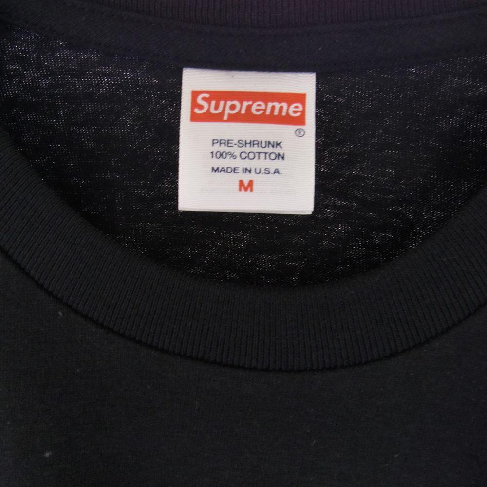 Supreme シュプリーム 23SS Arabic Logo Tee アラビックロゴ プリント 半袖 Tシャツ ブラック系 M【極上美品】【中古】