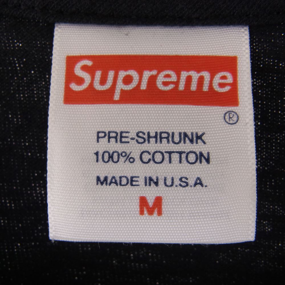 Supreme シュプリーム 23SS Arabic Logo Tee アラビックロゴ プリント 半袖 Tシャツ ブラック系 M【極上美品】【中古】