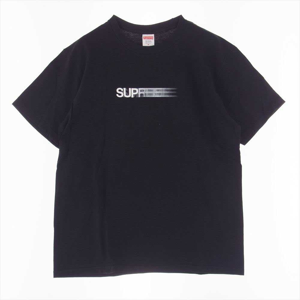 Supreme シュプリーム 20SS Motion Logo Tee モーションロゴ 半袖 プリント Tシャツ ブラック ブラック系 M【中古】
