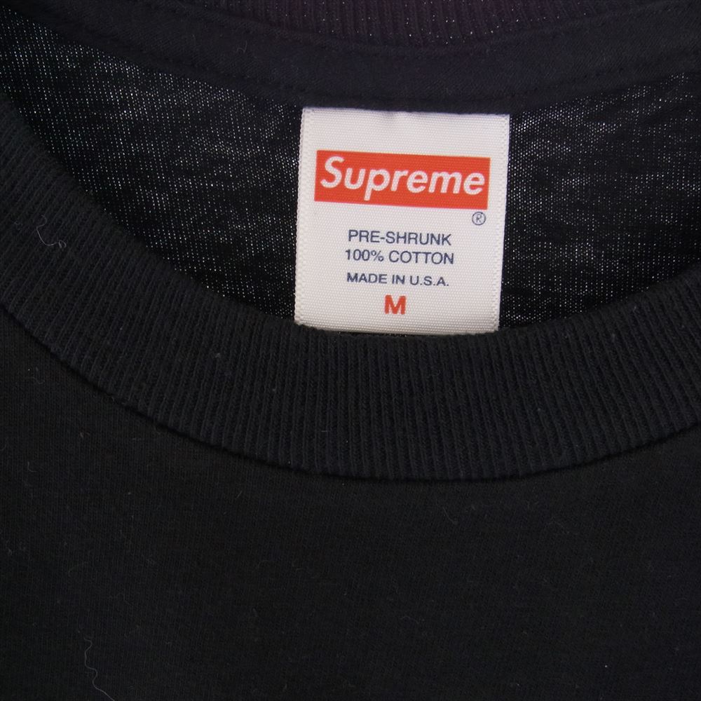 Supreme シュプリーム 20SS Motion Logo Tee モーションロゴ 半袖 プリント Tシャツ ブラック ブラック系 M【中古】
