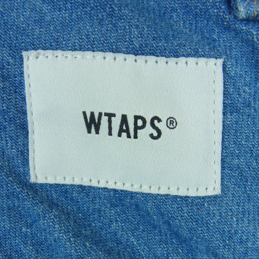 WTAPS ダブルタップス 21AW 212WVDT-PTM10 UNION 02 TROUSERS トラウザーズ デニム パンツ インディゴブルー系 03【中古】