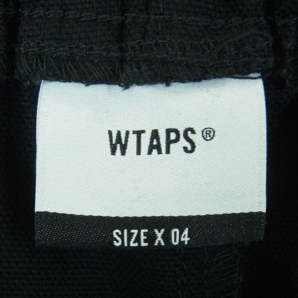 WTAPS ダブルタップス 22SS 221TQDT PTM06 SEAGULL 03 SHORTS クロスボーン 刺繍 ショーツ ショート パンツ ブラック系 04【中古】