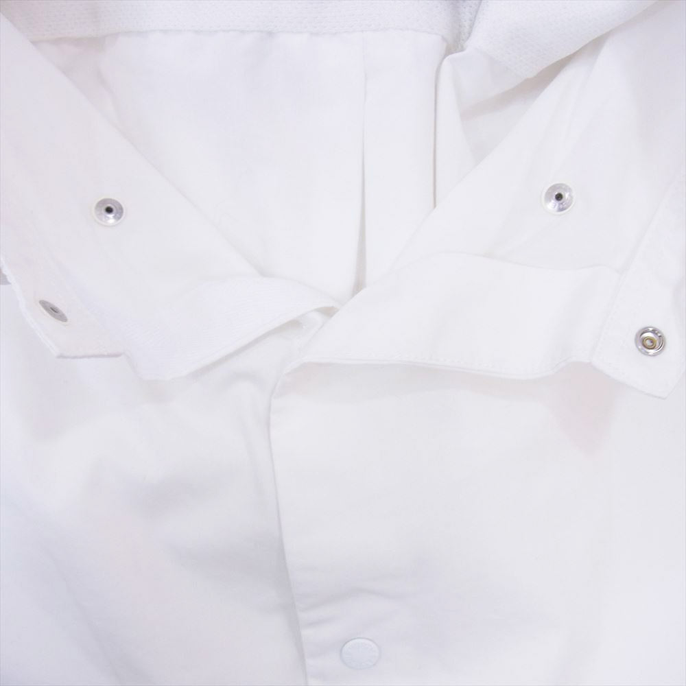THE NORTH FACE ノースフェイス NT3936N PURPLE LABEL パープルレーベル BD,Collar Shirt ボタンダウン カラー 半袖 シャツ ホワイト系 XL【中古】
