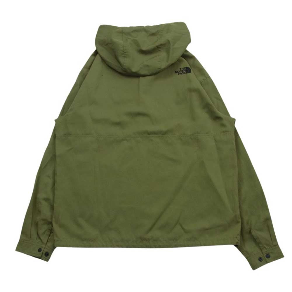 THE NORTH FACE ノースフェイス NR61631 WA.CLOTH PULLOVER ワクロス プルオーバー マウンテン アノラック パーカー カーキ系 L【中古】