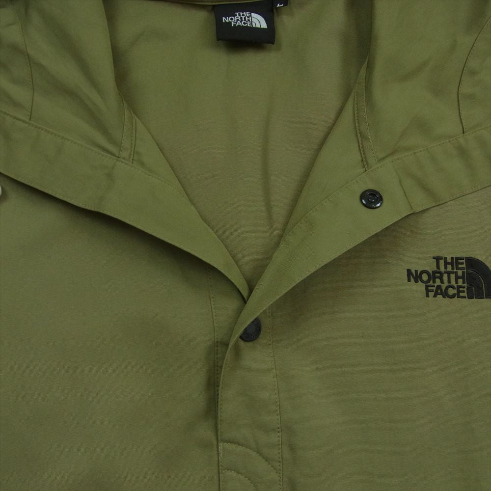 THE NORTH FACE ノースフェイス NR61631 WA.CLOTH PULLOVER ワクロス プルオーバー マウンテン アノラック パーカー カーキ系 L【中古】