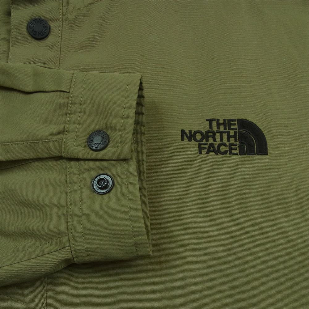 THE NORTH FACE ノースフェイス NR61631 WA.CLOTH PULLOVER ワクロス プルオーバー マウンテン アノラック パーカー カーキ系 L【中古】