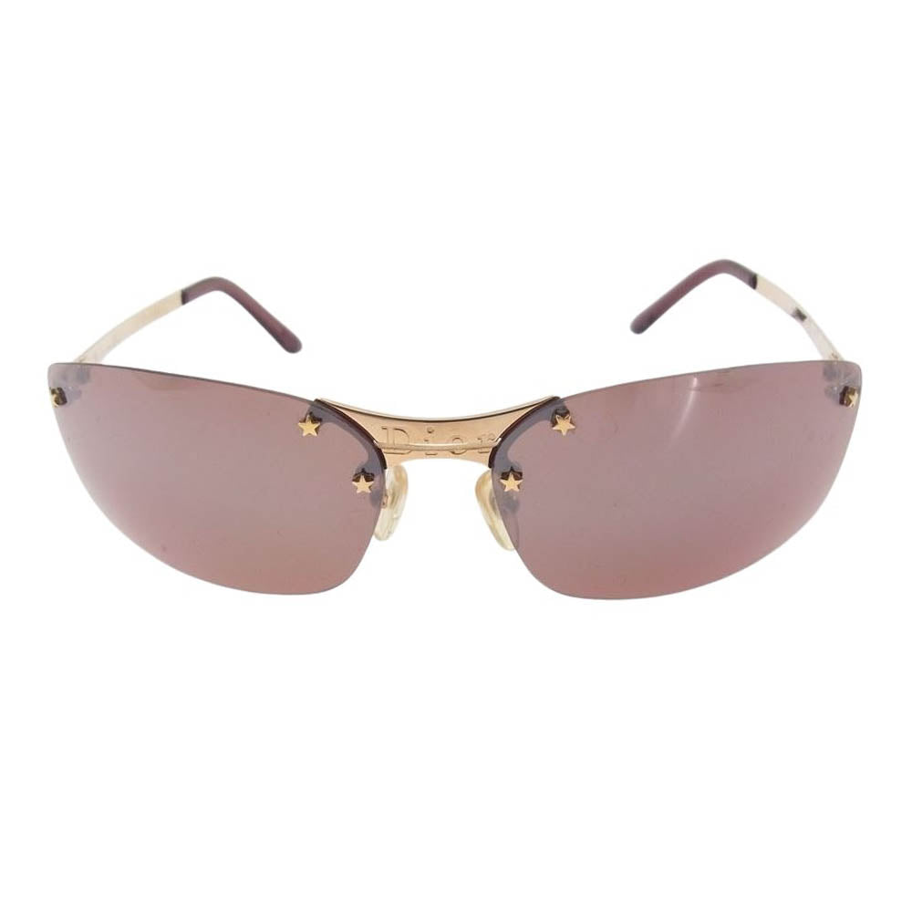 Dior ディオール 000nt スター ロゴ サングラス ブラウン ブラウン系【中古】
