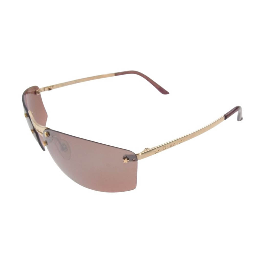 Dior ディオール 000nt スター ロゴ サングラス ブラウン ブラウン系【中古】