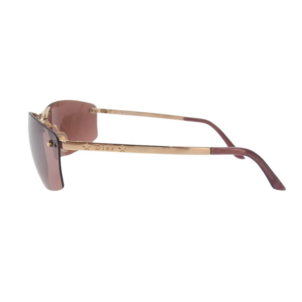 Dior ディオール 000nt スター ロゴ サングラス ブラウン ブラウン系【中古】
