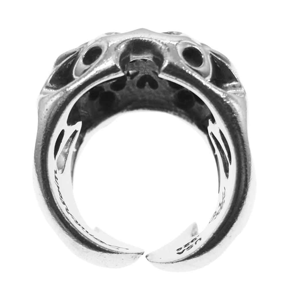 TENDERLOIN テンダーロイン T-SKULL RING SILVER ボルネオ スカル リング シルバー系 16号【中古】