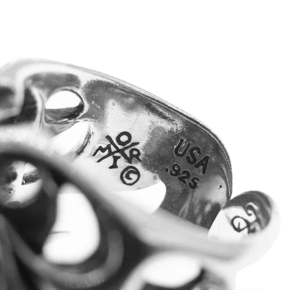 TENDERLOIN テンダーロイン T-SKULL RING SILVER ボルネオ スカル リング シルバー系 16号【中古】