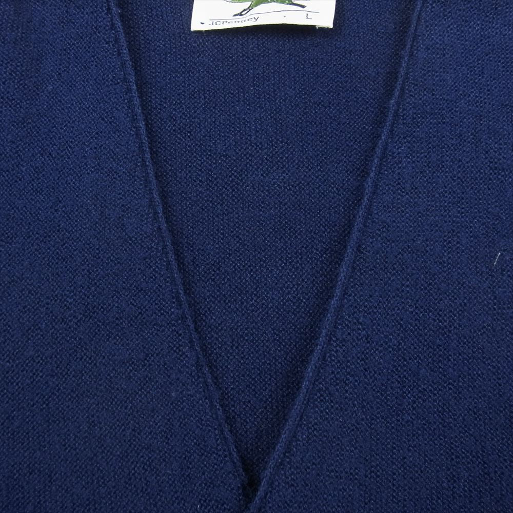 ジェーシーペニー ヴィンテージ 80'S THE FOX  CARDIGAN フォックス カーディガン ネイビー系 L【中古】