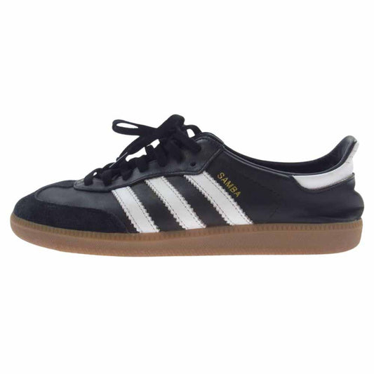 adidas アディダス IF0641 SAMBA DECON Core Black サンバ デコン コアブラック ローカット スニーカー ブラック系 26.5cm【中古】