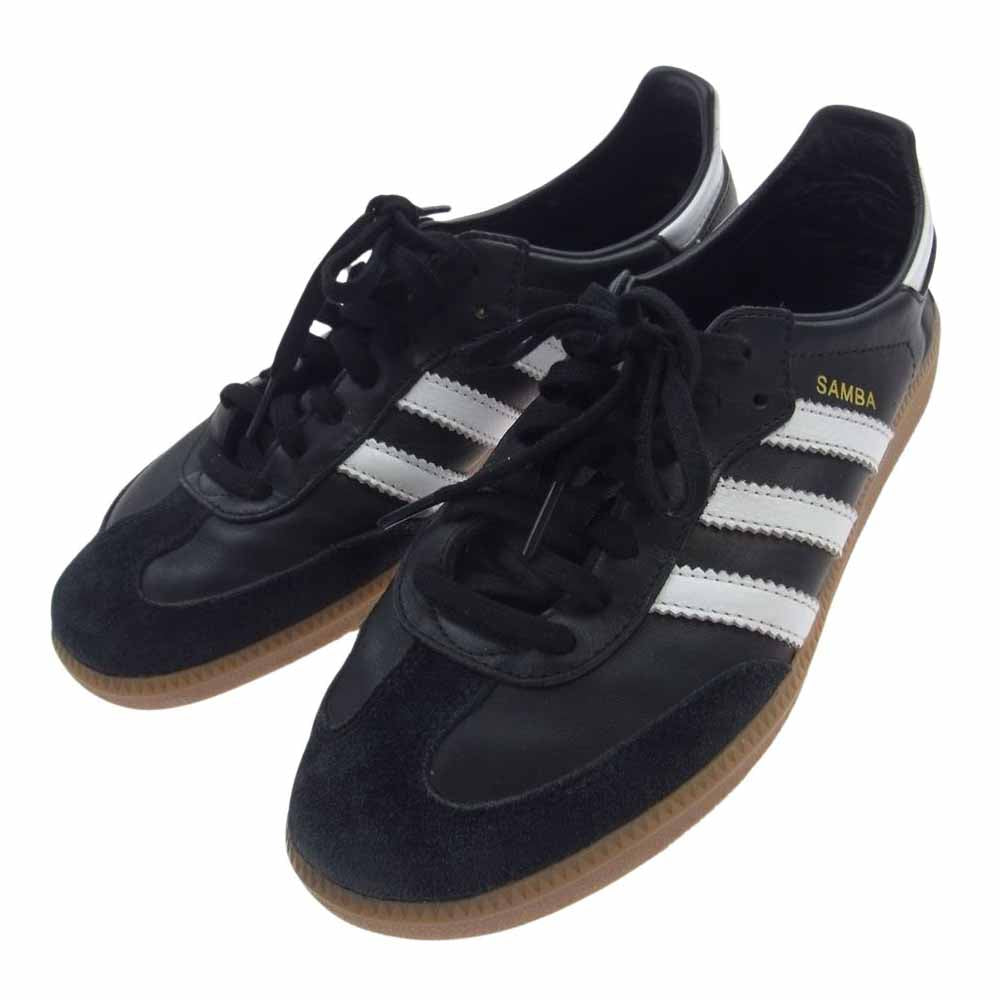 adidas アディダス IF0641 SAMBA DECON Core Black サンバ デコン コアブラック ローカット スニーカー ブラック系 26.5cm【中古】