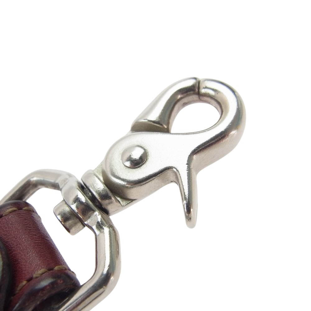 WILDSWANS ワイルドスワンズ BRANCH ブランチ サドル レザーキーリング ブラウン系【中古】