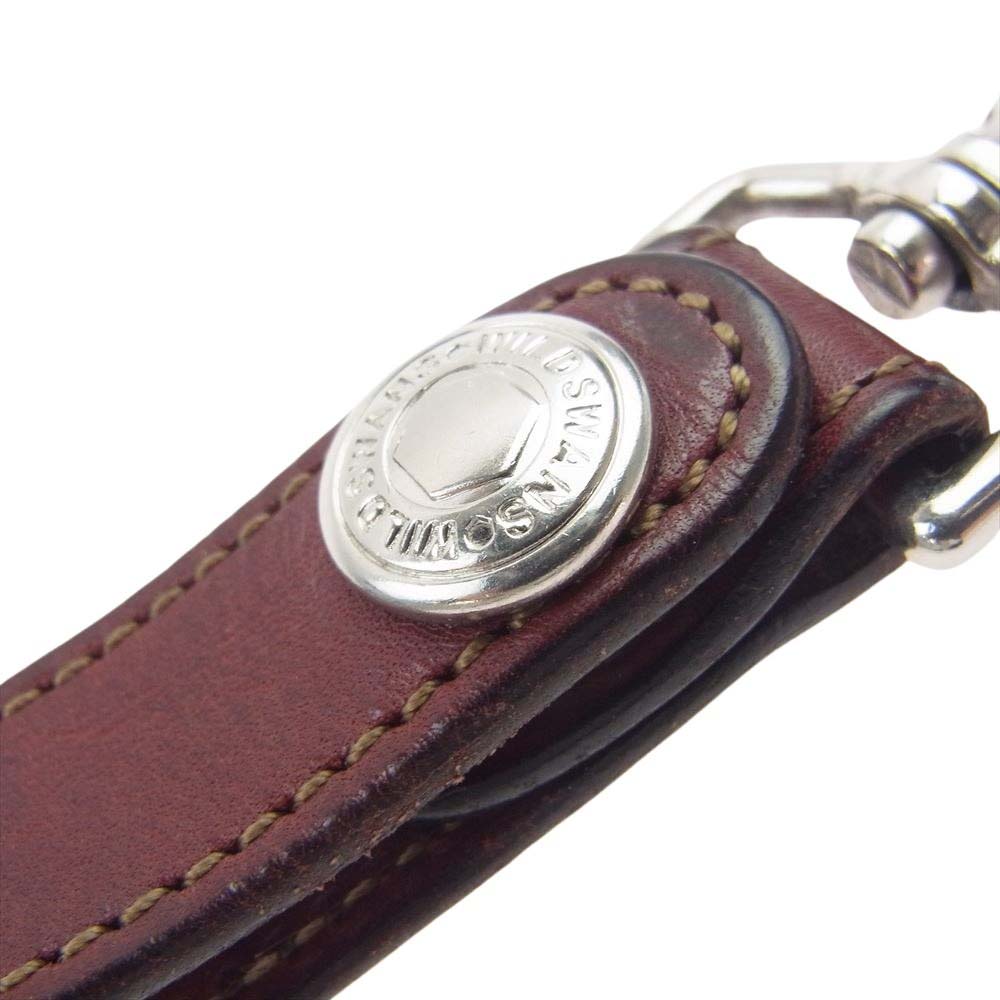 WILDSWANS ワイルドスワンズ BRANCH ブランチ サドル レザーキーリング ブラウン系【中古】