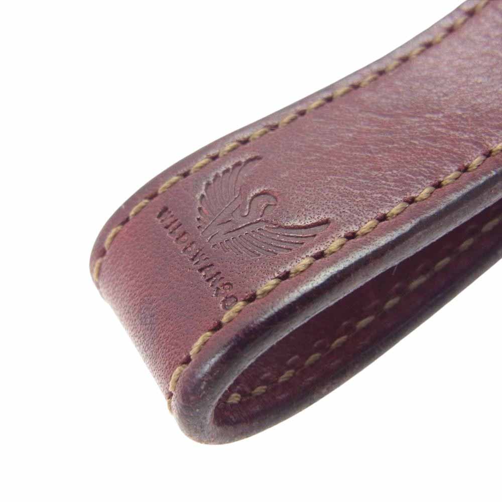 WILDSWANS ワイルドスワンズ BRANCH ブランチ サドル レザーキーリング ブラウン系【中古】