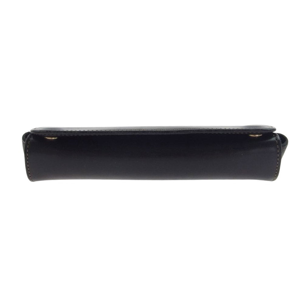 WILDSWANS ワイルドスワンズ CYLINDER-S  シリンダー サドルアップ レザー ペンケース ブラック系【中古】