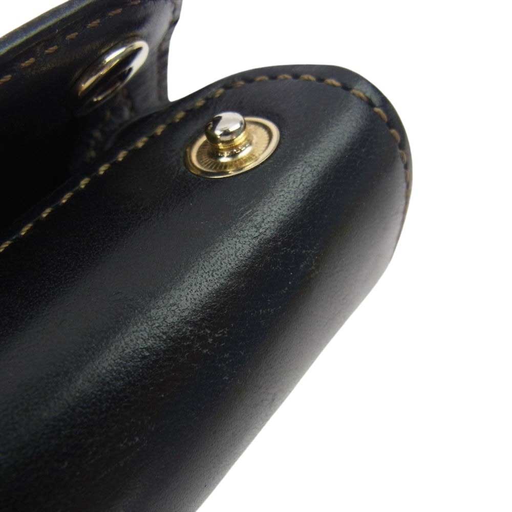 WILDSWANS ワイルドスワンズ CYLINDER-S  シリンダー サドルアップ レザー ペンケース ブラック系【中古】