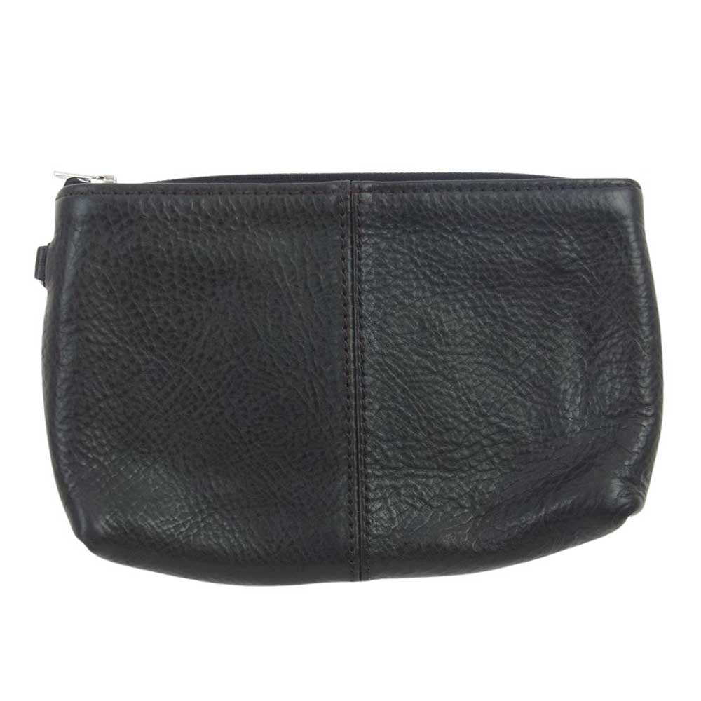 ラストクロップス  Pouch MEDIUM Tigri チグリ BADALASSI CARLO社 バダラッシカルロ社 ブラック系【中古】