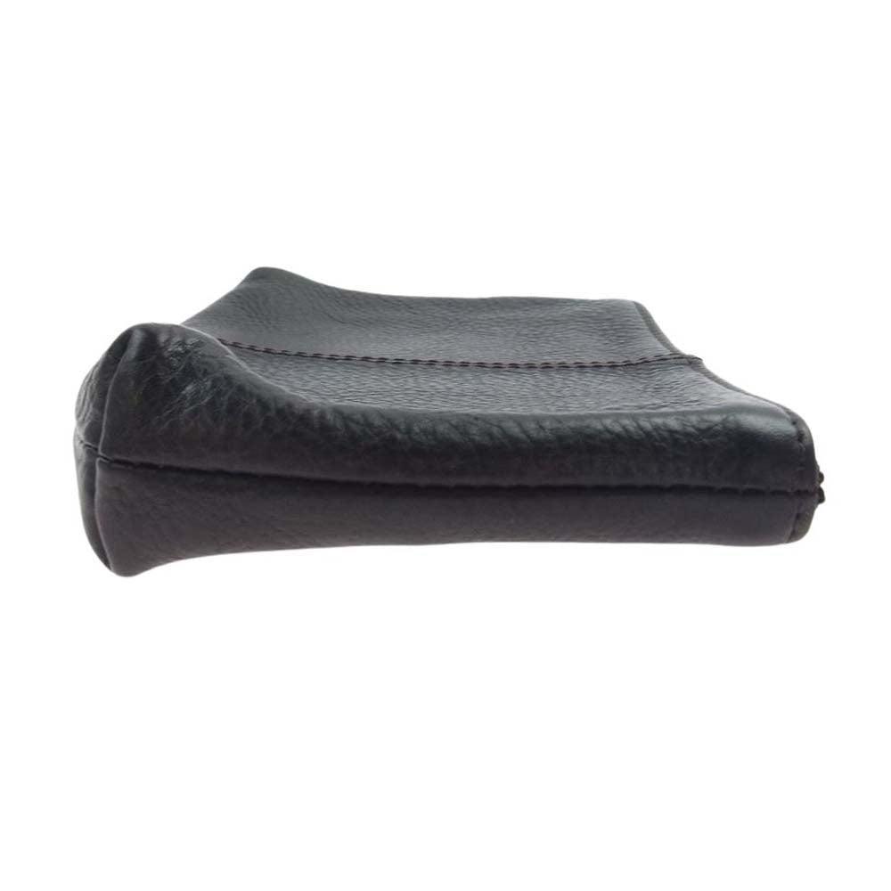 ラストクロップス  Pouch MEDIUM Tigri チグリ BADALASSI CARLO社 バダラッシカルロ社 ブラック系【中古】
