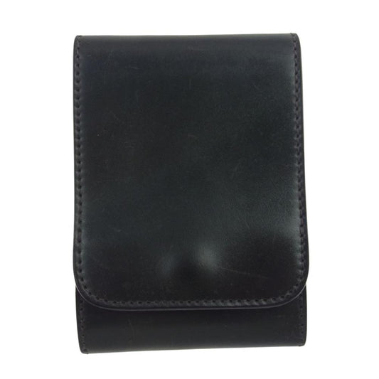 WILDSWANS ワイルドスワンズ VISTA ヴィスタ シェルコードバン レザー メモ帳 カバー 深緑系【中古】