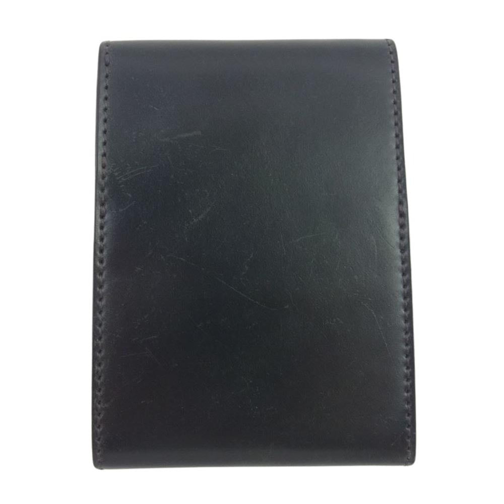 WILDSWANS ワイルドスワンズ VISTA ヴィスタ シェルコードバン レザー メモ帳 カバー 深緑系【中古】