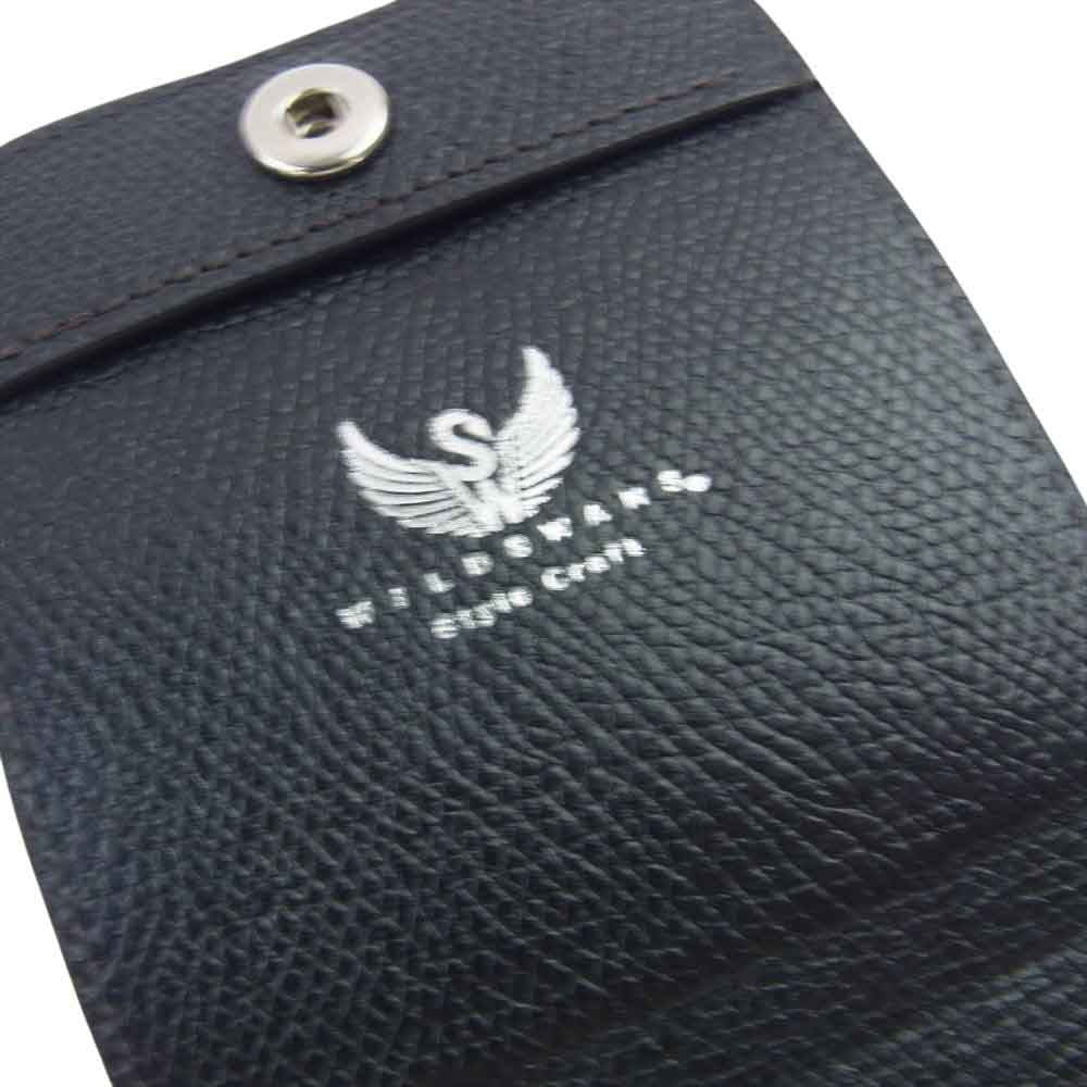 WILDSWANS ワイルドスワンズ VISTA ヴィスタ シェルコードバン レザー メモ帳 カバー 深緑系【中古】